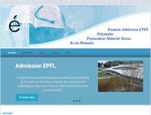 Tablet Screenshot of ecoleduflon.ch